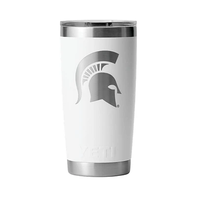 Michigan State Yeti 20 Oz White Tumbler