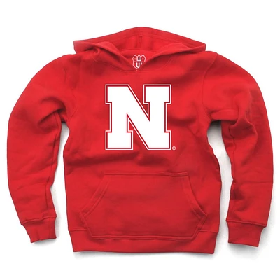 Nebraska Wes and Willy Kids Primary Fleece Hoody