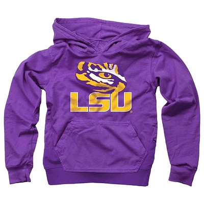 LSU Wes and Willy Kids Primary Fleece Hoody