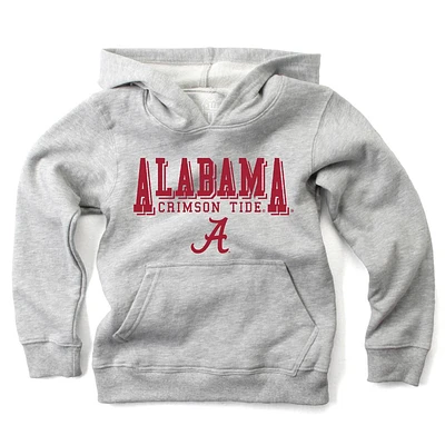 Alabama Wes and Willy Kids Stacked Logos Fleece Hoody