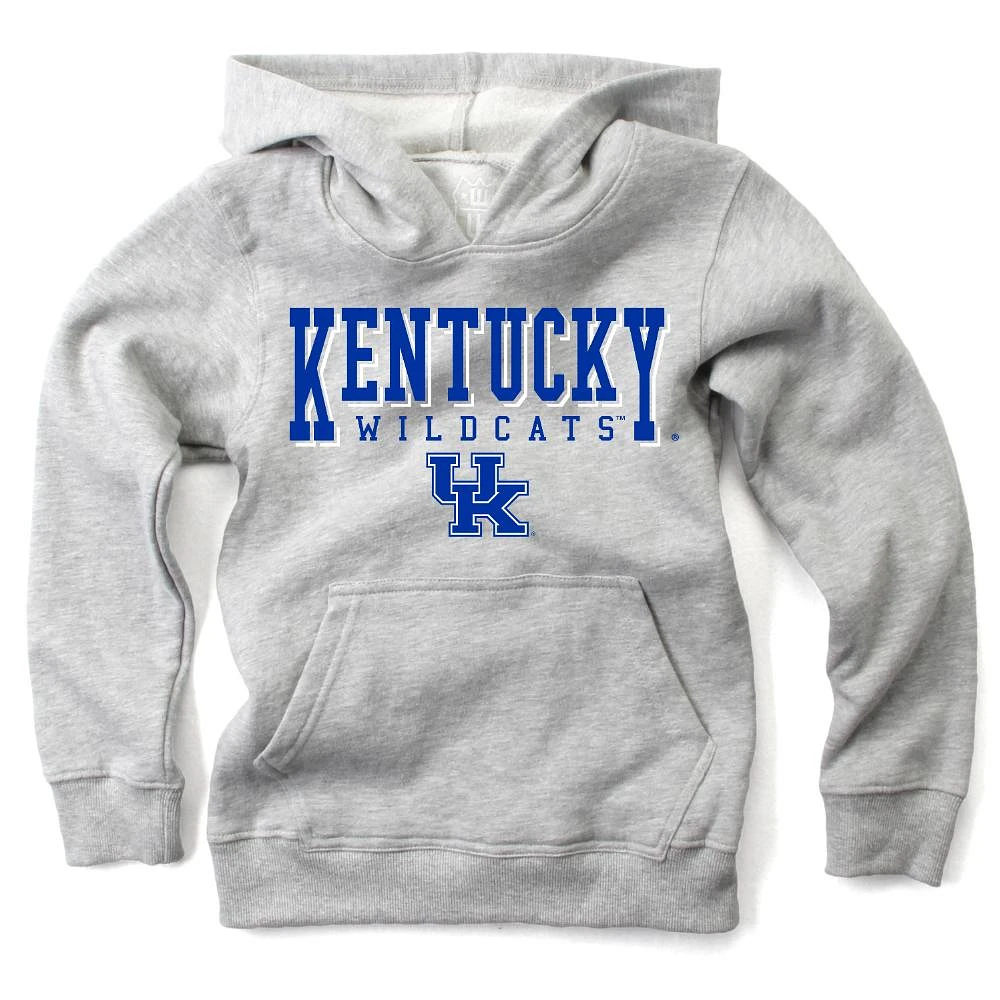 Kentucky Wes and Willy Toddler Stacked Logos Fleece Hoody