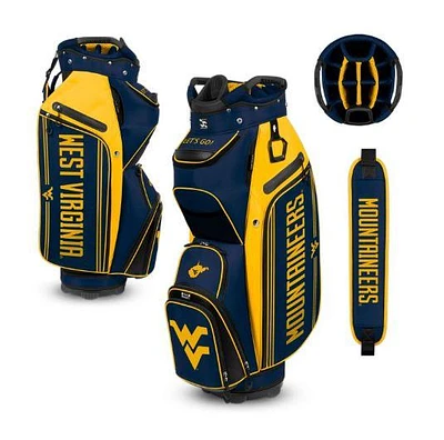 West Virginia Wincraft Bucket Cooler Cart Golf Bag