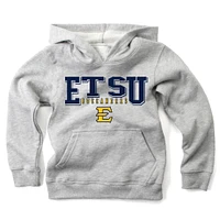 ETSU Wes and Willy Toddler Stacked Logos Fleece Hoody