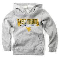 West Virginia Wes and Willy Kids Stacked Logos Fleece Hoody