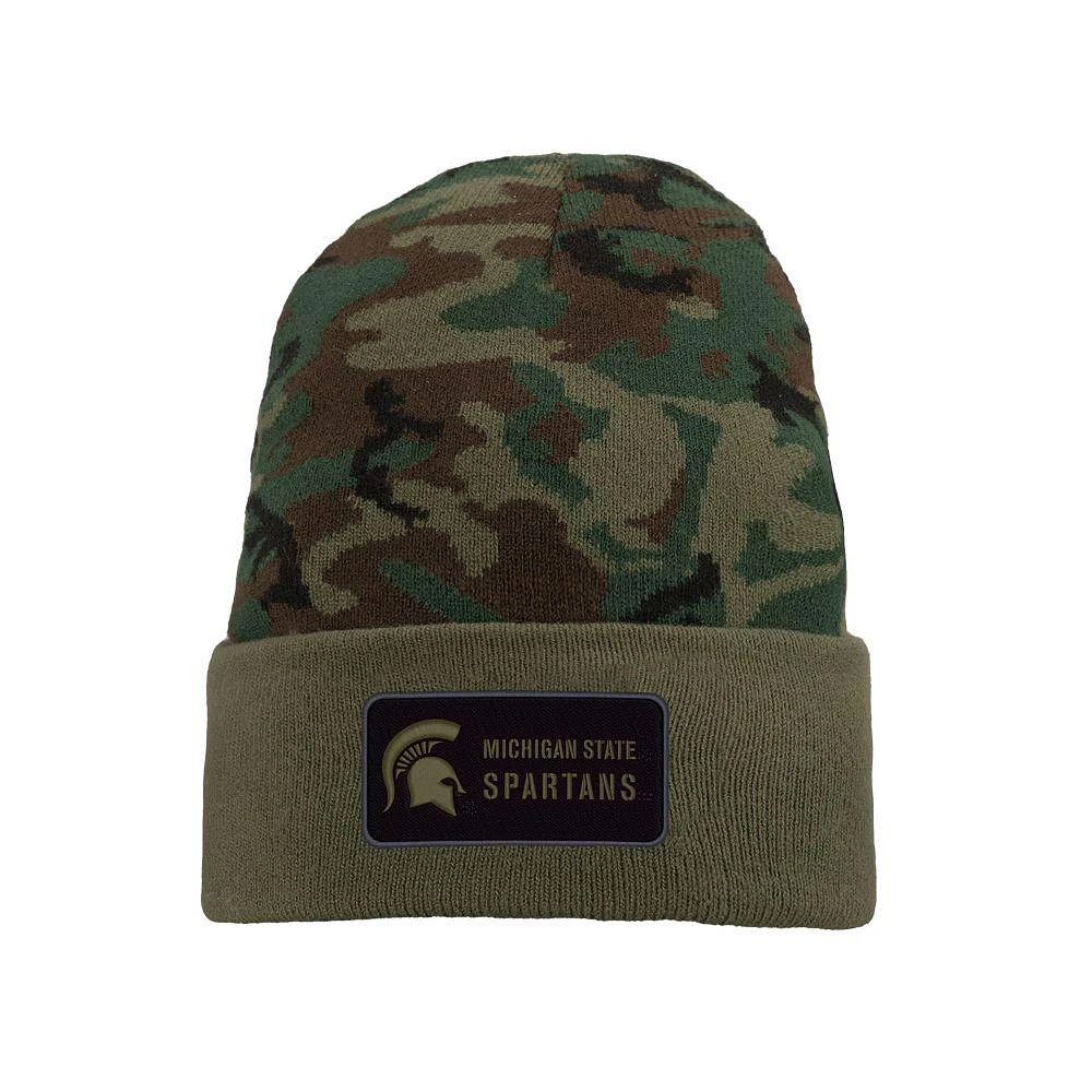 Michigan State Nike Military 2023 Cuffed Logo Beanie