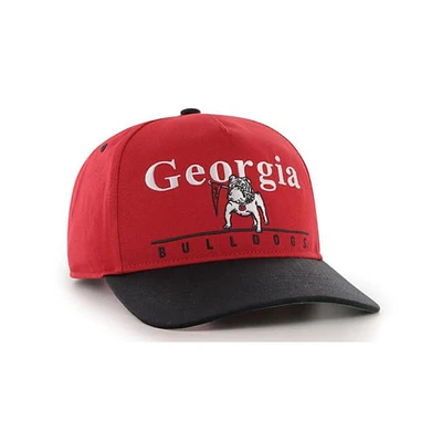 Georgia 47 Brand Vintage Super Hitch Snapback Cap