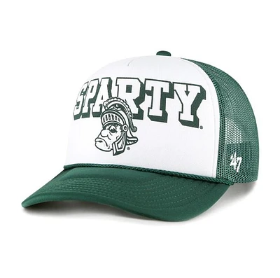 Michigan State 47 Brand Article Rope Trucker Snapback Cap