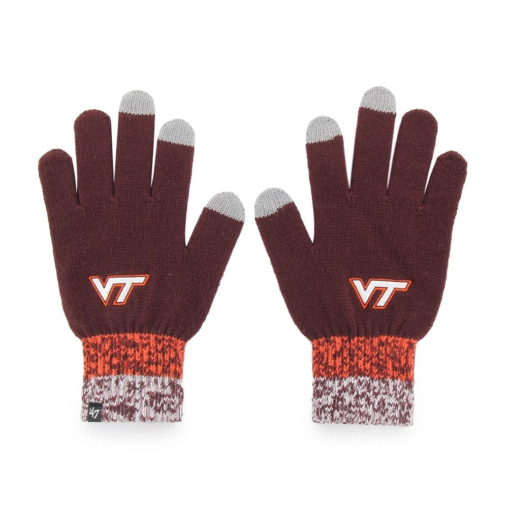 Virginia Tech 47 Brand Static Knit Gloves