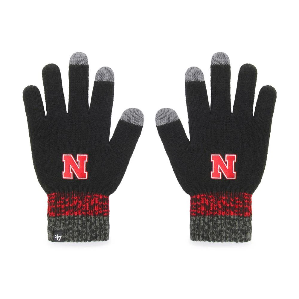 Nebraska 47 Brand Static Knit Gloves
