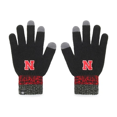 Nebraska 47 Brand Static Knit Gloves