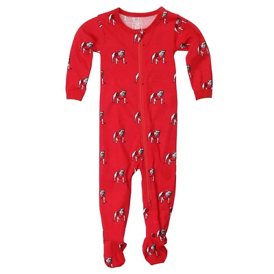 Georgia Wes And Willy Infant Zip Pajamas