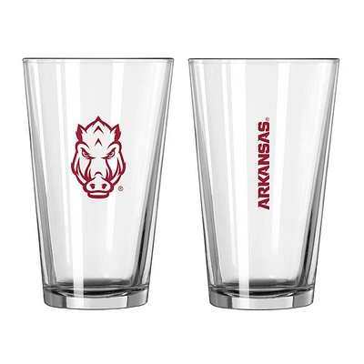 Arkansas 16 Oz Gameday Pint Glass