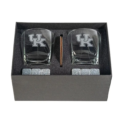 Kentucky Whiskey Glass and Ice Cube Set