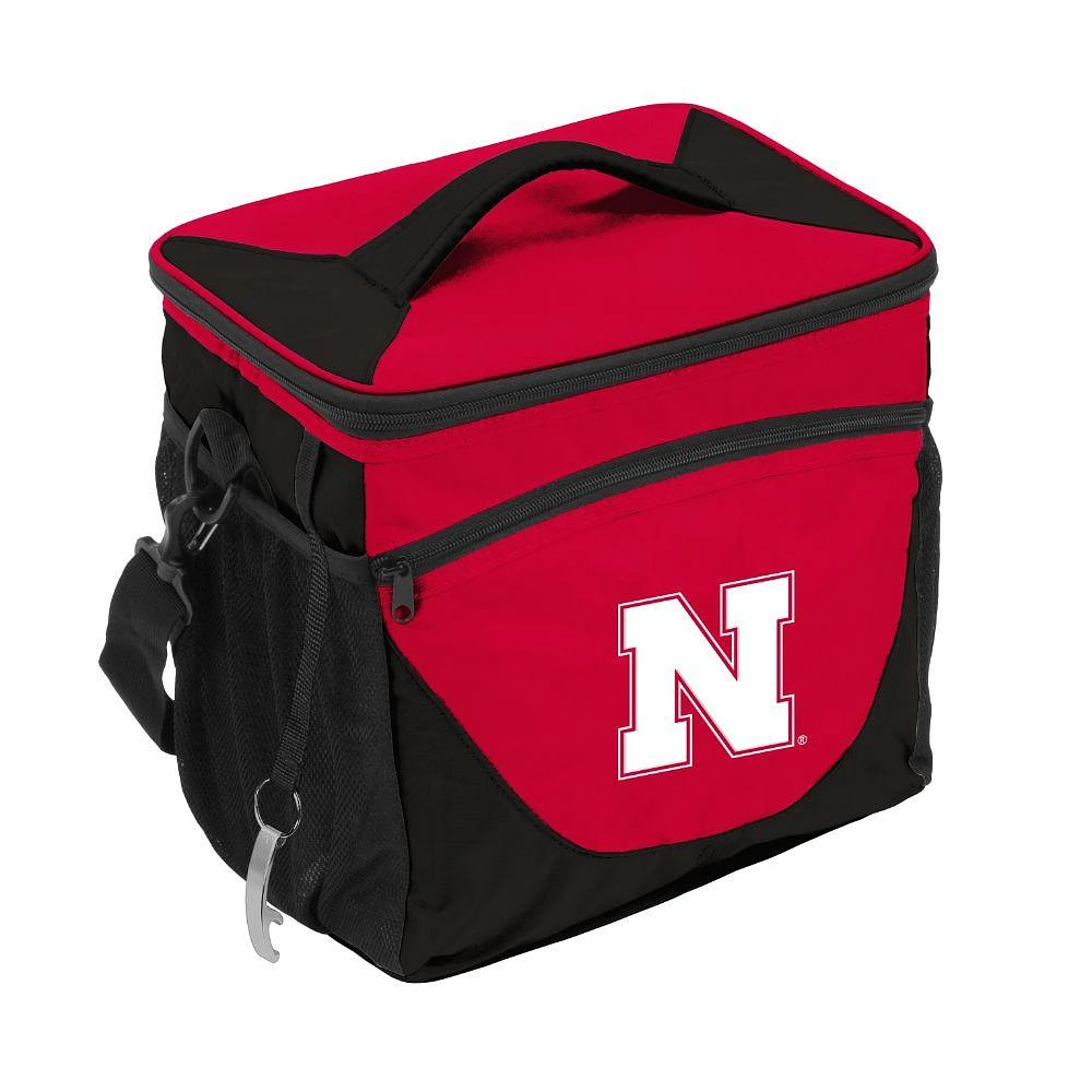 Nebraska 24 Can Cooler With Bottle Opener