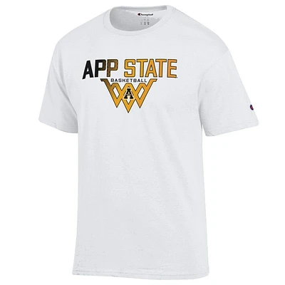 App State Champion Wordmark Basketball Net Tee