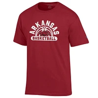 Arkansas Champion Wordmark Arch Basketball Tee