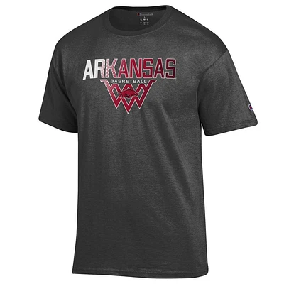 Arkansas Champion Wordmark Basketball Net Tee