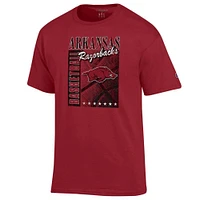 Arkansas Champion Retro Basketball Rectangle Tee