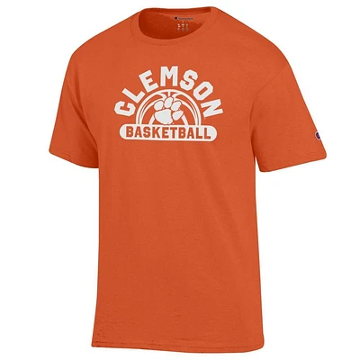 Clemson Champion Wordmark Arch Basketball Tee