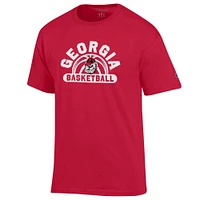 Georgia Champion Wordmark Arch Basketball Tee