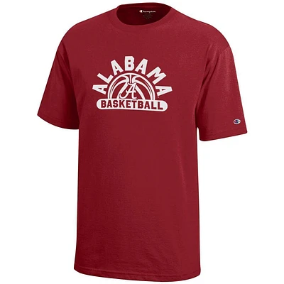 Alabama Champion YOUTH Wordmark Arch Basketball Tee