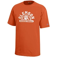 Clemson Champion YOUTH Wordmark Arch Basketball Tee