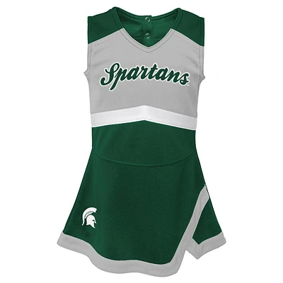 Michigan State Gen2 Kids Cheerleader 2-Piece Dress Set