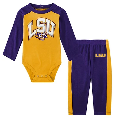 LSU Gen2 Infant Rookie of the Year Creeper Pant Set