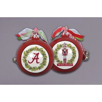 Alabama Magnolia Lane Ceramic Nutcracker Ornament