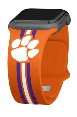 Clemson Apple Watch Silicone Stripe Sport Long Band 38mm