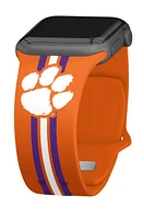 Clemson Apple Watch Silicone Stripe Sport Short Band 38mm