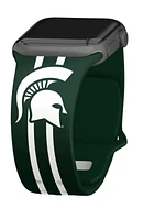 Michigan State Apple Watch Silicone Stripe Sport Long Band 38mm