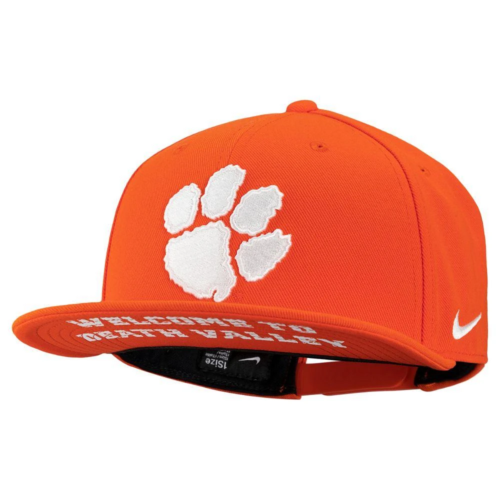 Clemson Nike 2023 Under Visor Flat Bill Adjustable Cap