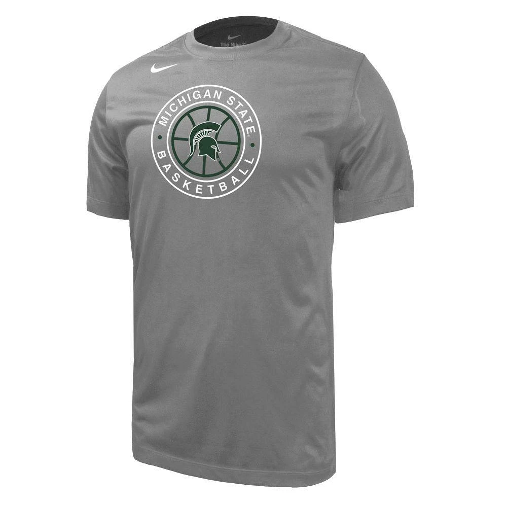 Michigan State Nike YOUTH Legend Basketball Medallion Tee