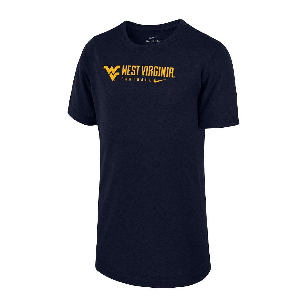 West Virginia Nike YOUTH Legend Team Issue Tee