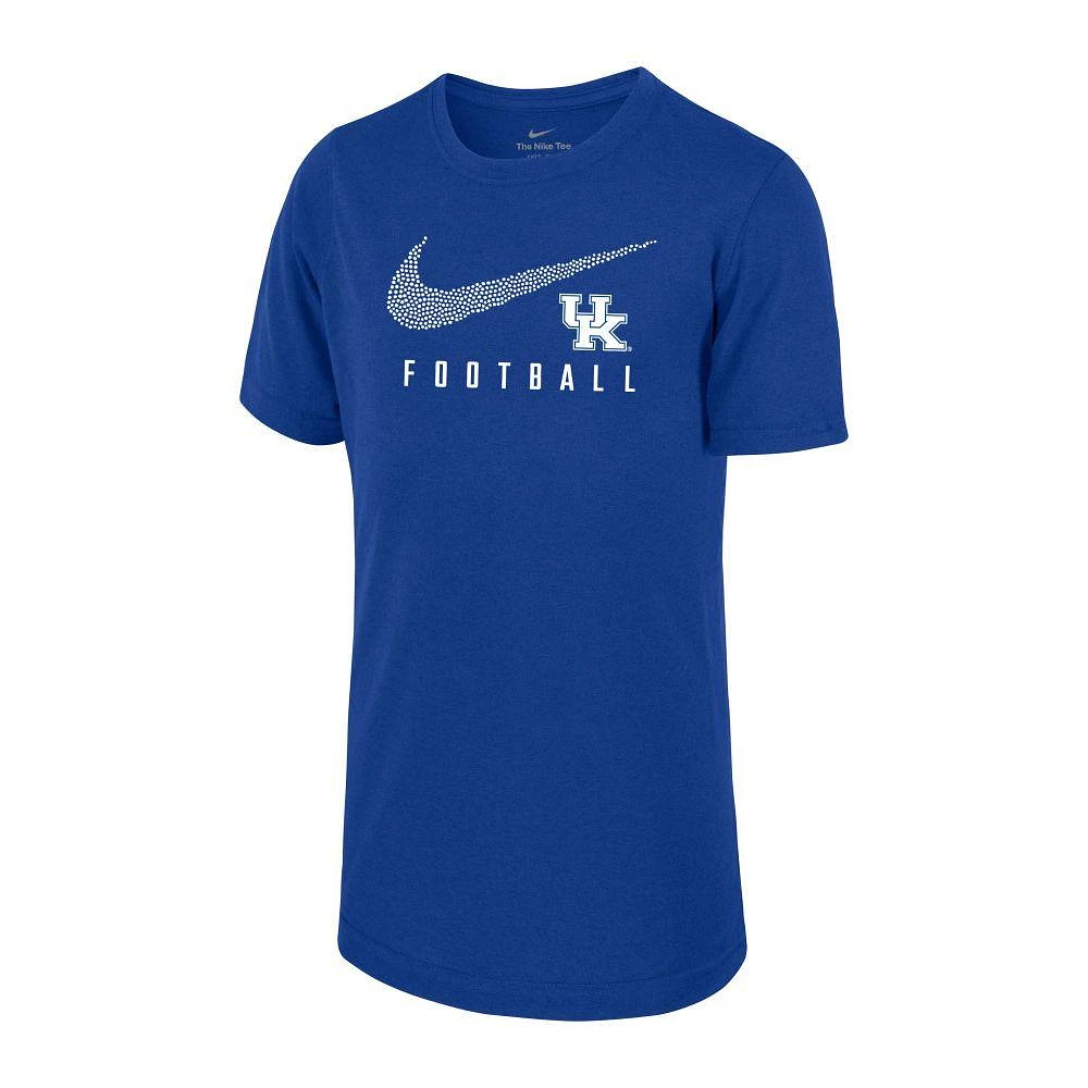 Kentucky Nike YOUTH Legend Swoosh Football Tee