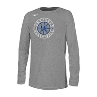 Kentucky Nike YOUTH Legend Basketball Medallion Long Sleeve Tee