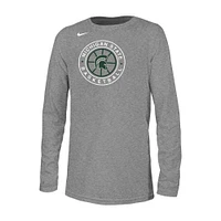 Michigan State Nike YOUTH Legend Basketball Medallion Long Sleeve Tee