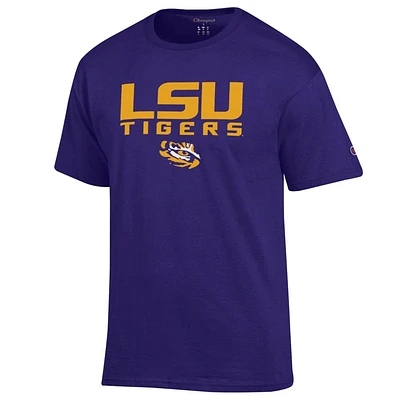 LSU Champion Straight Stack Tee