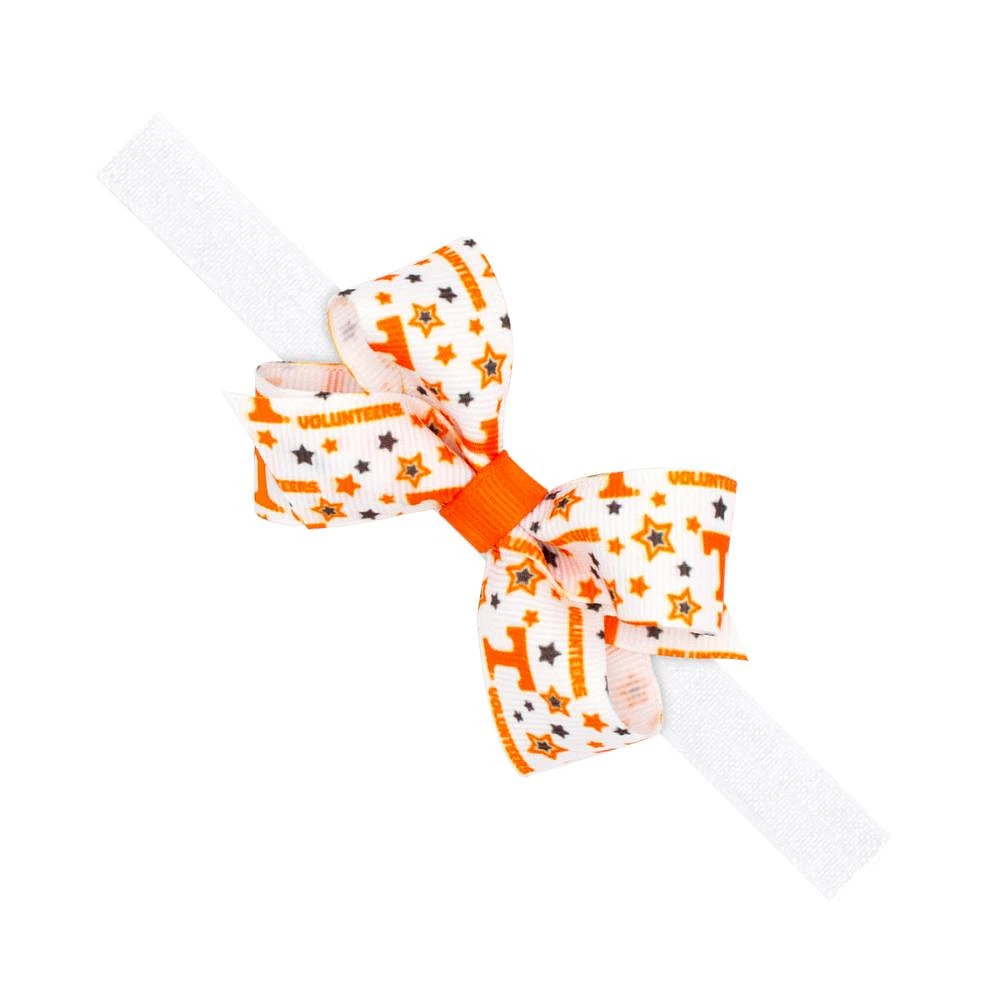 Tennessee Weeones Grosgrain Bow on Elastic Band