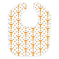 Tennessee Wee Ones Heart Print Soft Bib