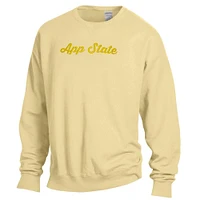 App State 3-D Tonal Embroidered Script Sweatshirt