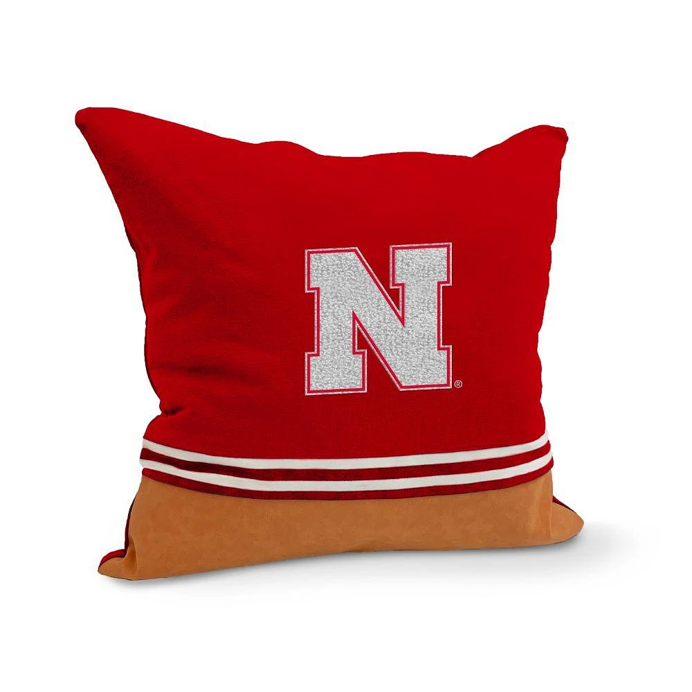 Nebraska Varsity Decorative Throw Pillow