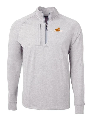 Tennessee Cutter & Buck Men's Adapt Eco Knit Heather Rifleman  1/4 Zip Pullover