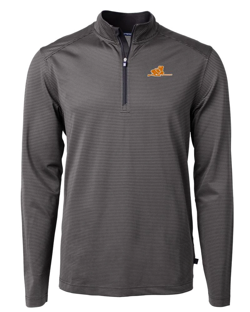 Tennessee Cutter & Buck Virtue Eco Micro Stripe Rifleman Pullover