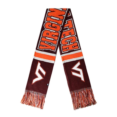 Virginia Tech 47 Brand Breakaway Knit Fringe Scarf