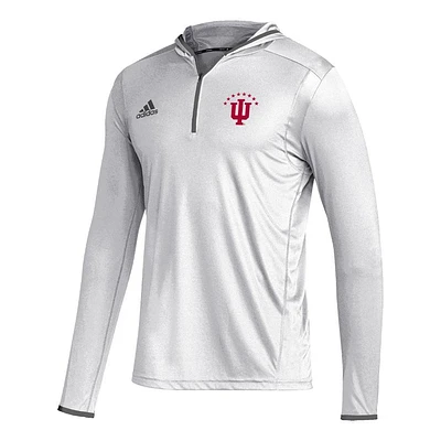 Indiana Adidas Team Issue Soccer Hooded Long Sleeve Tee