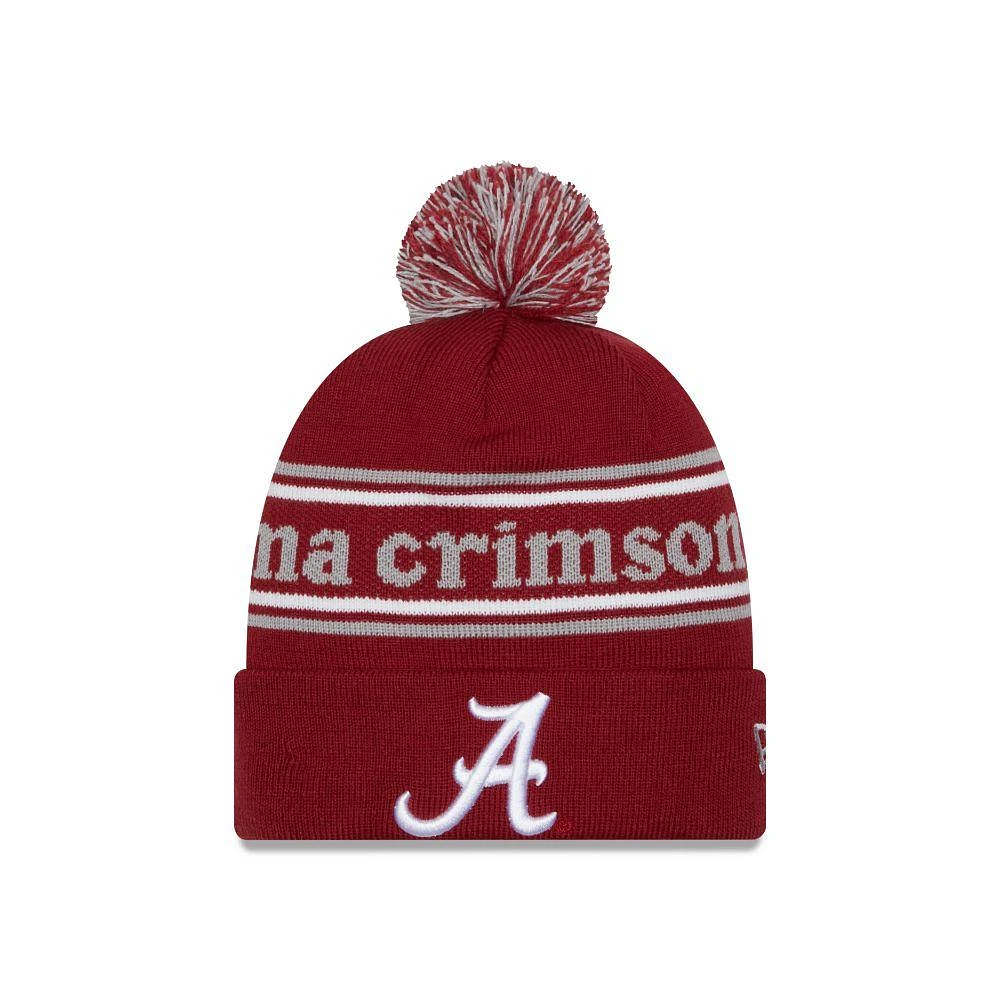 Alabama New Era Marquee Knit Pom Beanie