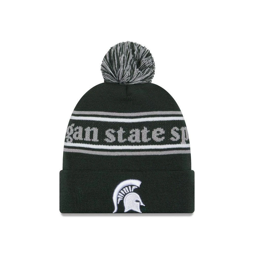 Michigan State New Era Marquee Knit Pom Beanie