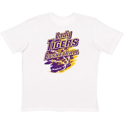 LSU Bayou Apparel Lady Tigers Basketball Splash Tee